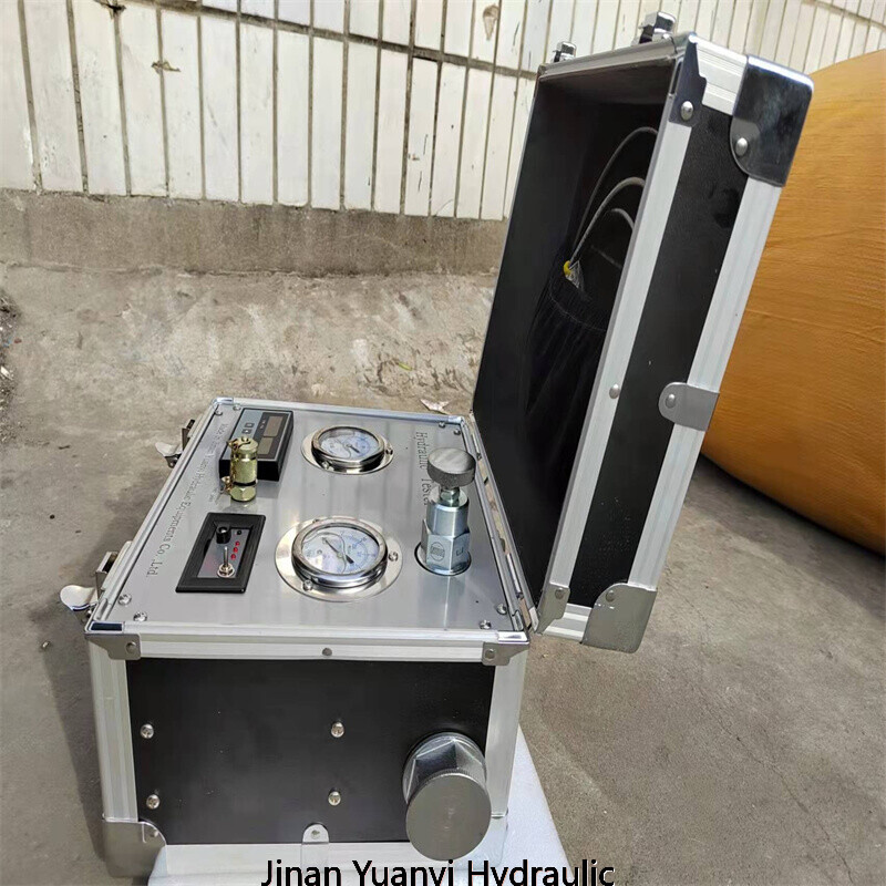 Comprobador digital portátil de presión y caudal de bombas hidráulicas, comprobador de caudal de bombas de pistón