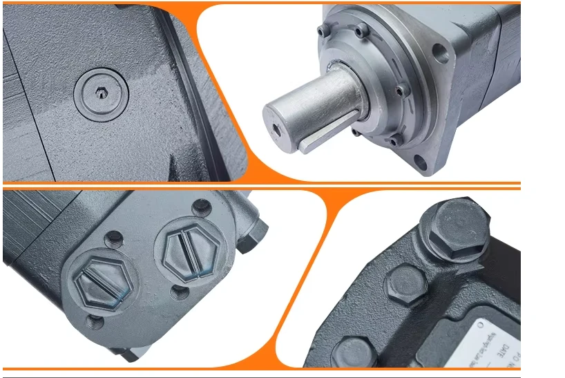 Motor orbital BMT 400-4-M-D, motor hidráulico cicloidal orbital de alto par BMT160/200/230/250/315/400/500/630/800