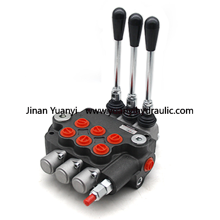 Válvula hidráulica de control direccional monobloque 2P40 3P40 5P40 P40-4 para tractor