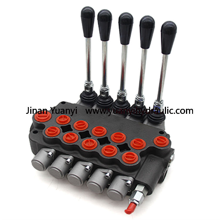 Válvula hidráulica de control direccional monobloque 2P40 3P40 5P40 P40-4 para tractor