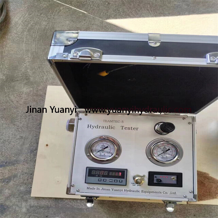 Equipo portátil de comprobación de flujo y presión de bombas hidráulicas, Comprobador digital de reparación de flujo de bombas hidráulicas