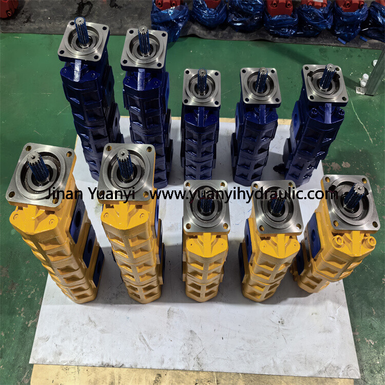Bomba hidráulica de engranajes principal para grúas y cargadores, CBGJ2100/2080 CBGJ2 Bomba hidráulica de alta presión