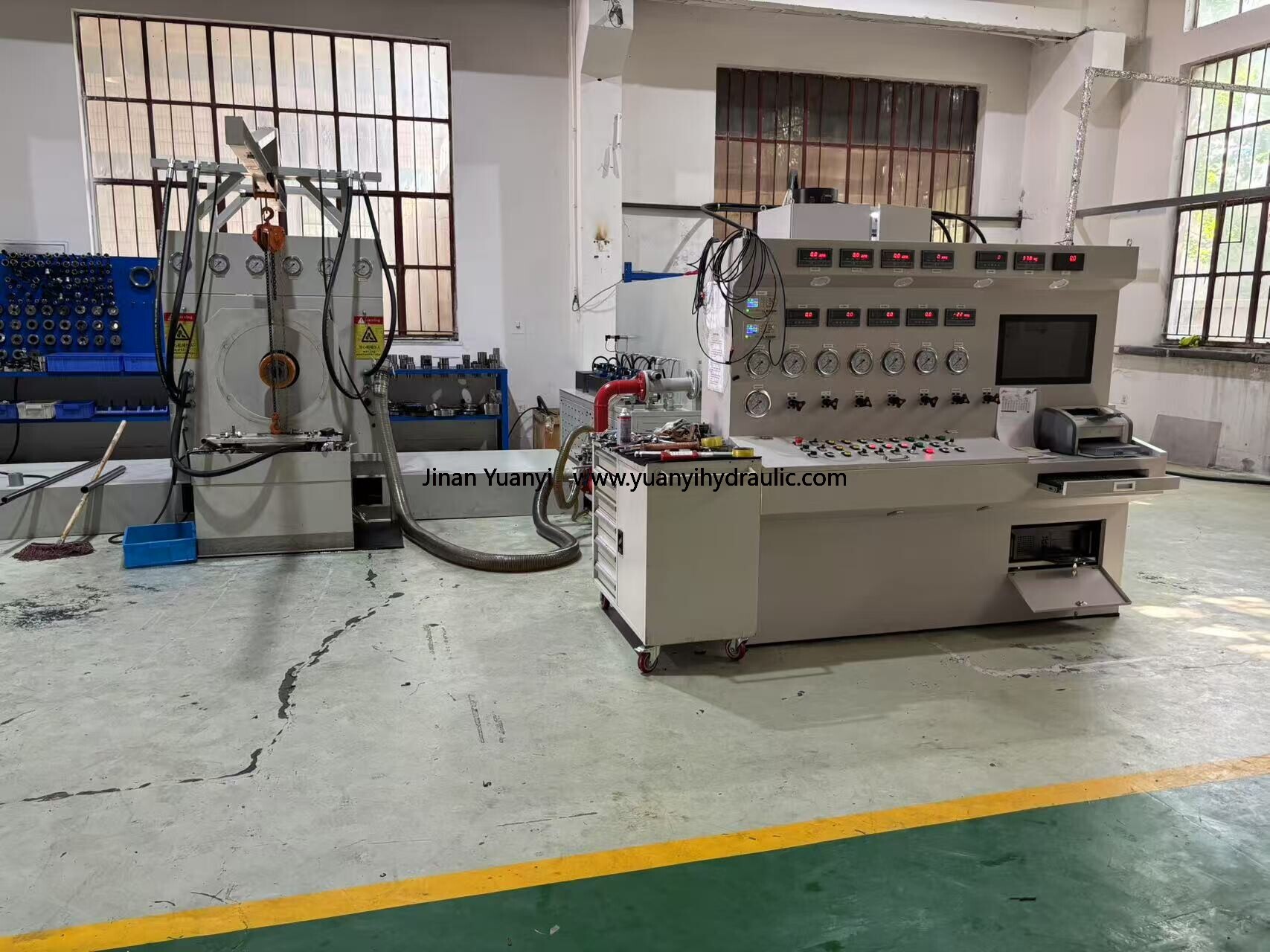 110KW 90KW Banco de Prueba de Bomba Hidráulica Computarizado,Banco de Prueba Digital de Motor Hidráulico