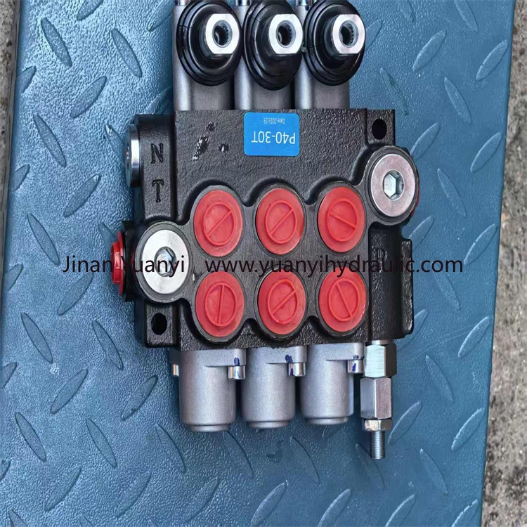 Válvula monobloque hidráulica P40, válvula de control serie 3P40 2P40 para tractor