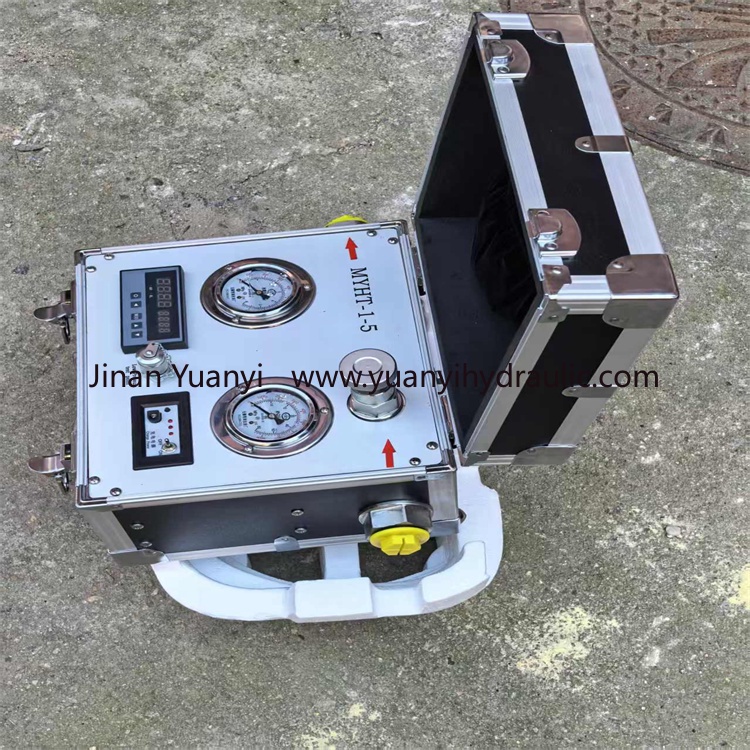 tester15 Probador digital de presión y caudal para bombas hidráulicas, máquina portátil de prueba de bombas hidráulicas, probador hidráulico de caudal de 500 L/MIN