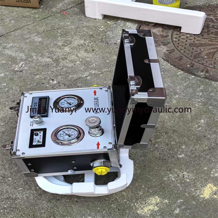 Probador portátil de calibración para bombas hidráulicas, de presión, caudal y temperatura, aplicable a excavadoras