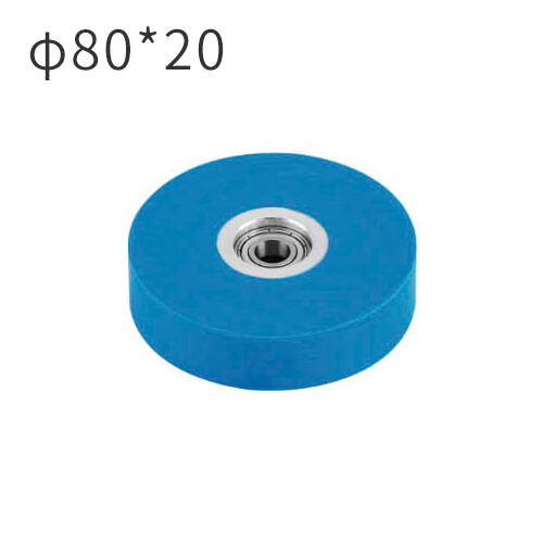 Mingde machinery manufacturing 80*20MM Silicone wheel with pin for profile wrapping machine Mingde machinery manufacturing 80*20MM Silicone wheel with pin for profile wrapping machine