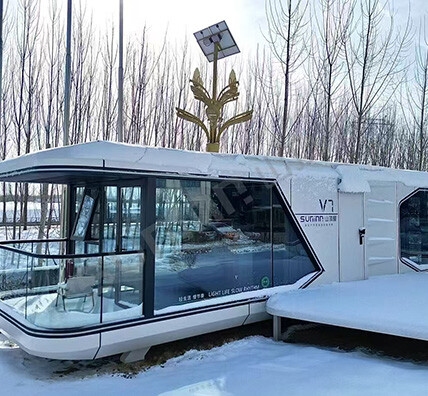 SUNINN Space Capsule House Excels in Harsh Winter Conditions with Superior Insulation