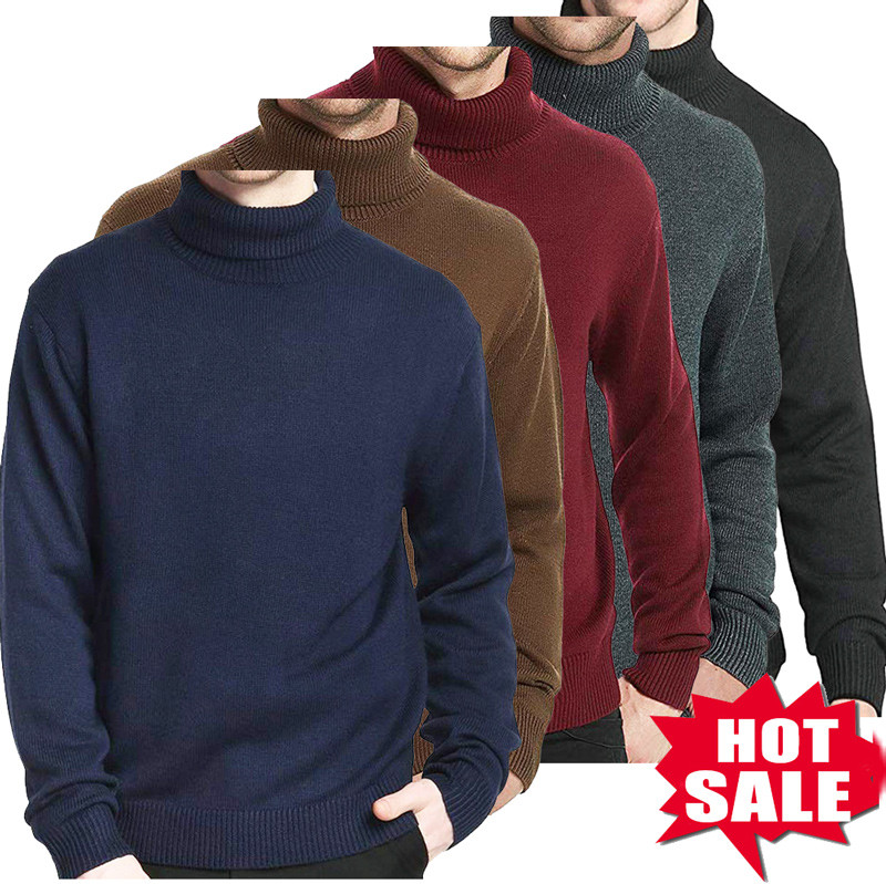 Wholesale Custom Fashion Design Mens Woolen Casual Turtleneck Sweater Knitted Oversized Turtle Neck Merino Wool Sweater for Men Wholesale Custom Fashion Design Mens Woolen Casual Turtleneck Sweater Knitted Oversized Turtle Neck Merino Wool Sweater for Men