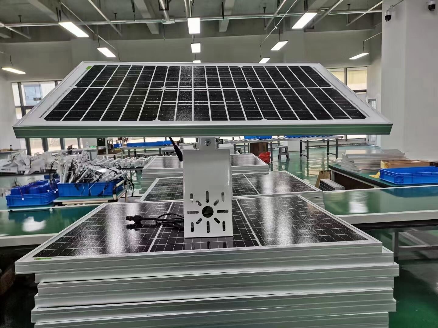 Sistema de suministro de energía solar con batería 18650