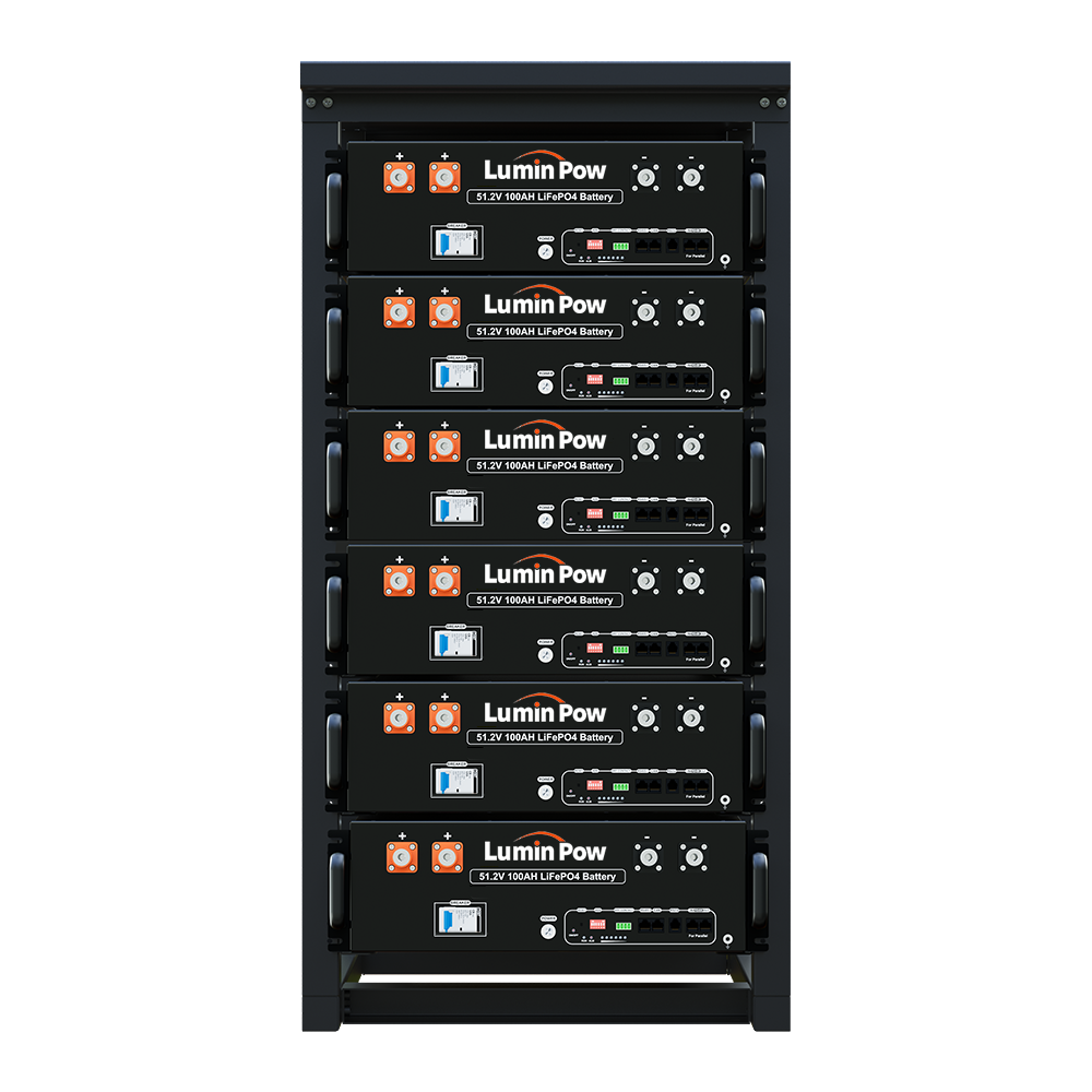 Batería de litio montada en rack de 51.2V 100AH