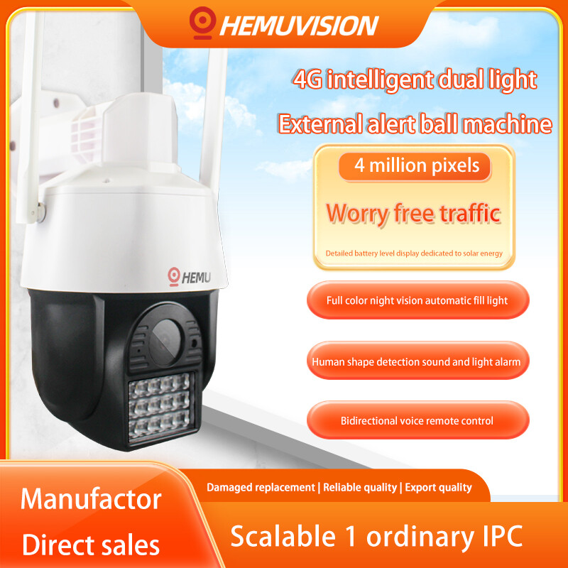 Câmera Dome Expansível 4G com Power Display