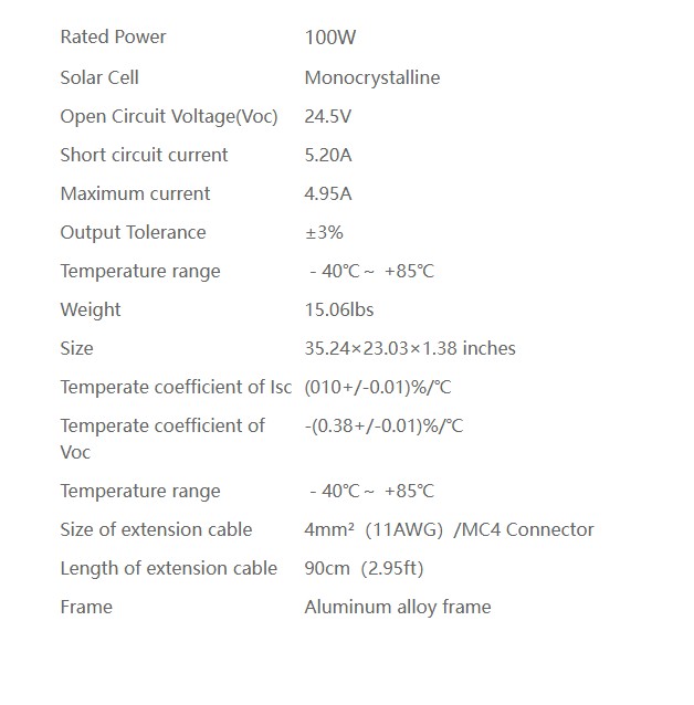 100W 12V