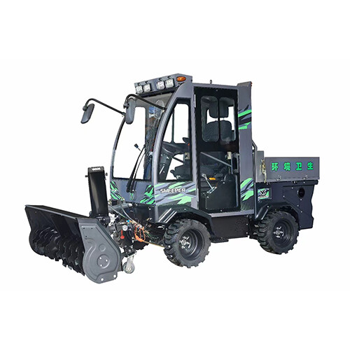 Вождение снегоуборочной машины