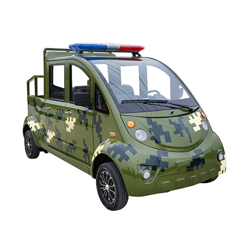 Электрический 5-местный патрульный автомобиль с грузовым отсеком