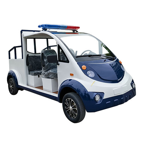 Электрический 5-местный патрульный автомобиль с грузовым отсеком