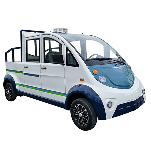 Электрический 5-местный патрульный автомобиль с грузовым отсеком