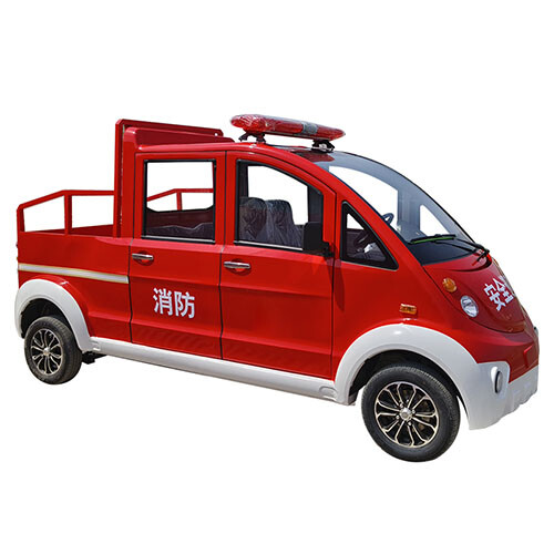 Электрический 5-местный патрульный автомобиль с грузовым отсеком