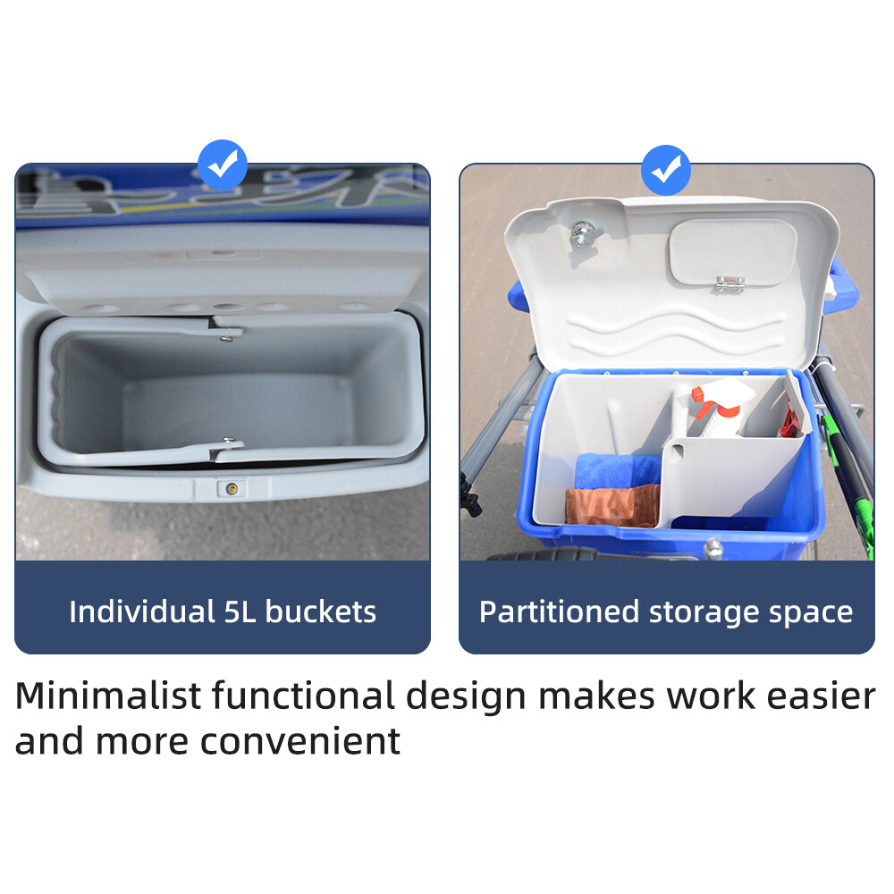 Тележка для уборки улиц на открытом воздухе