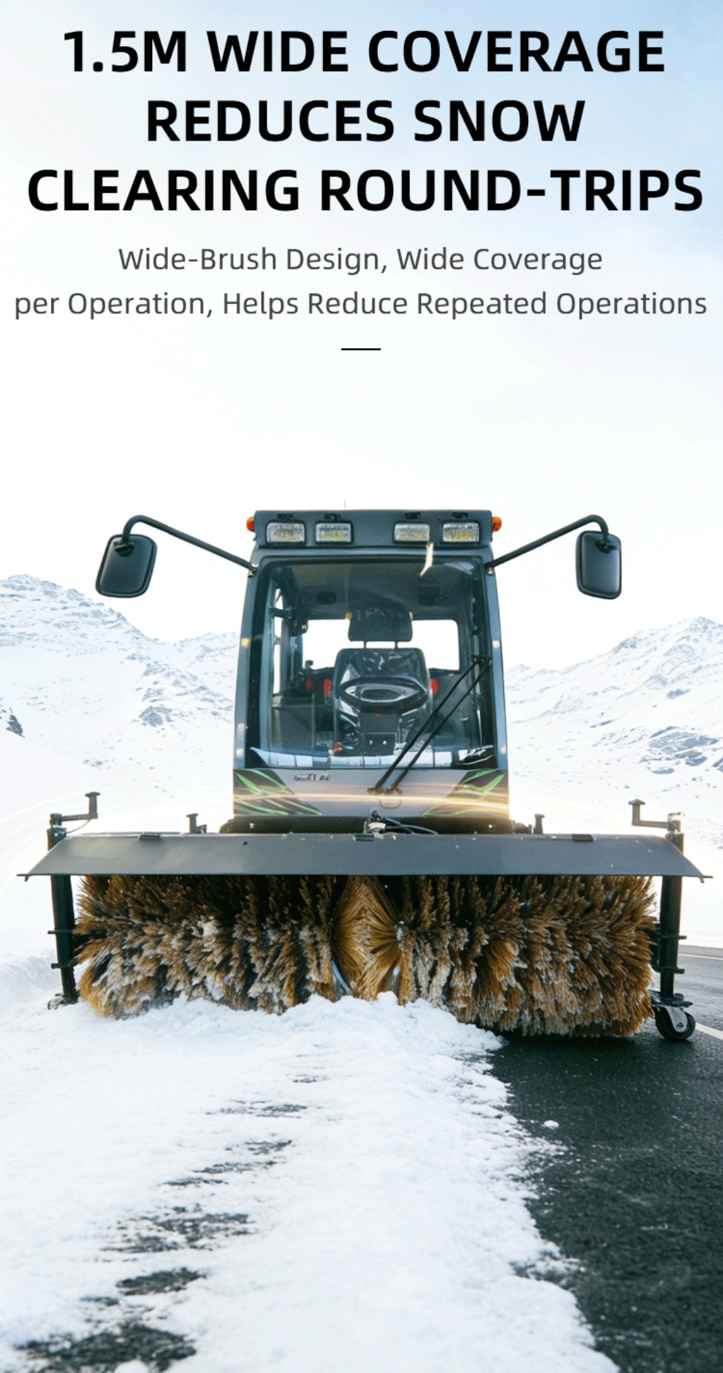 Ride-on Snow Sweeper Ride-on Snow Sweeper