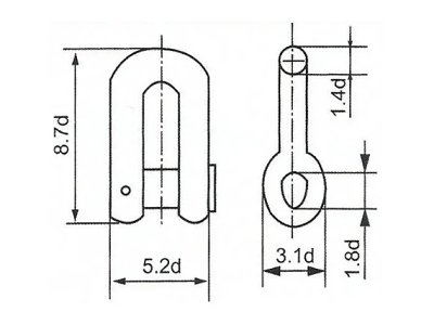末端卸扣（AS）