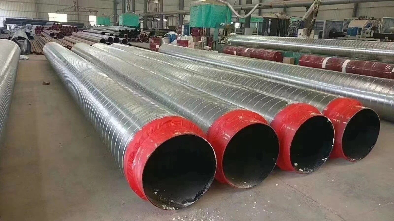 Open-air insulation pipe
