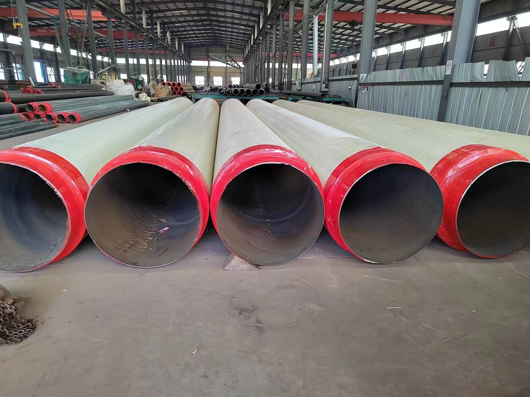 Open-air insulation pipe