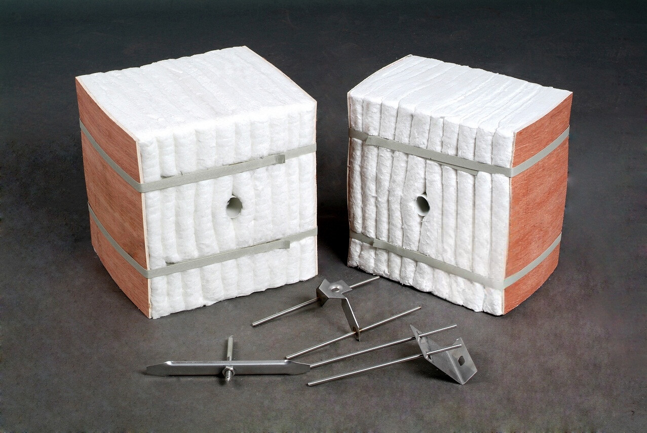 Модули из огнеупорного керамического волокна: Ускорение установки футеровки печи и снижение потерь энергии