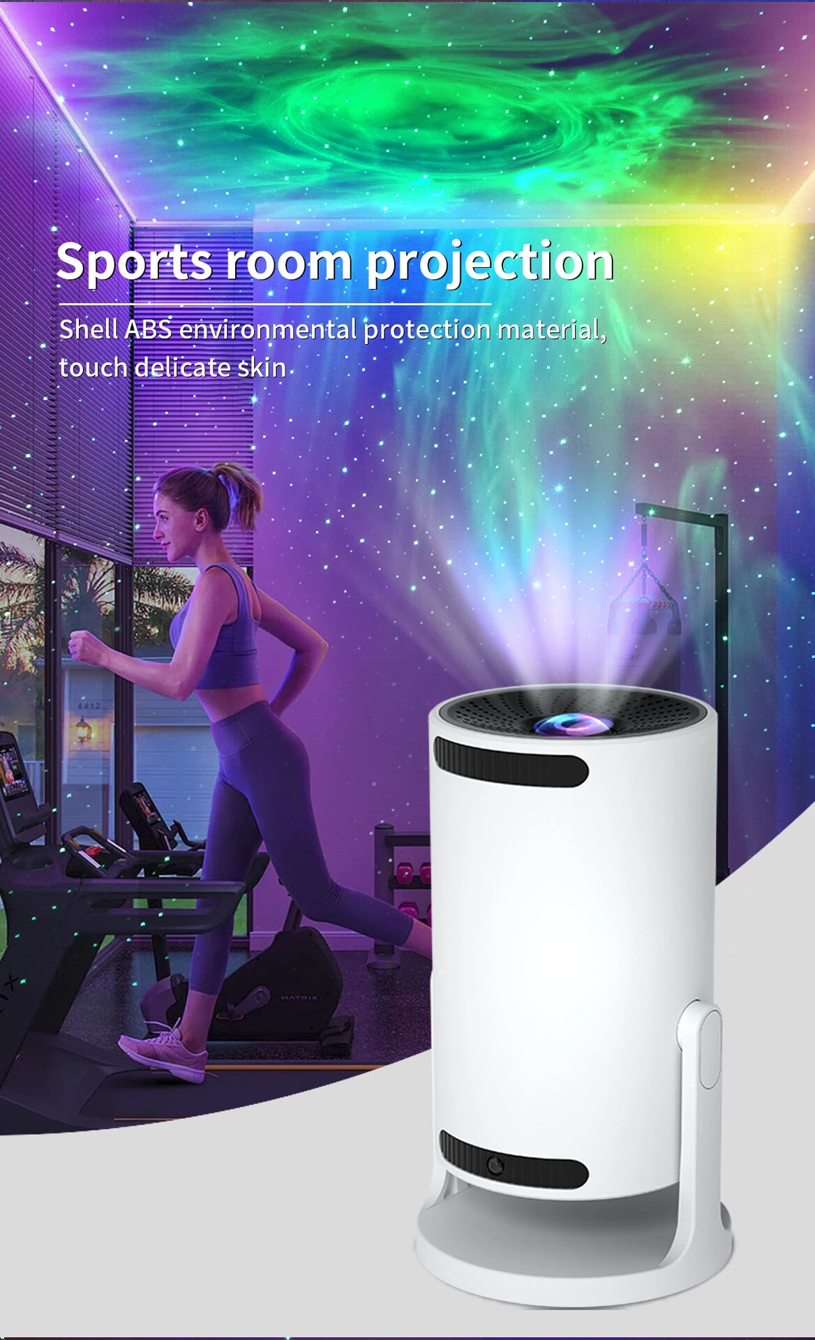 Cross-border Amazon explosive black hole starlight projection bedroom galaxy full of stars Atmosphere Music Night Light