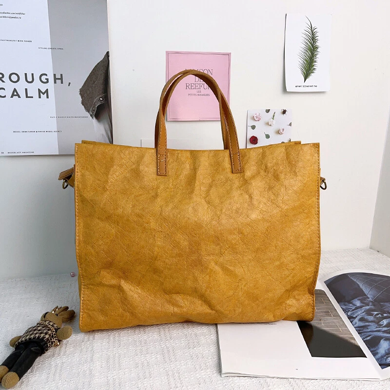 Kraft paper tote bag