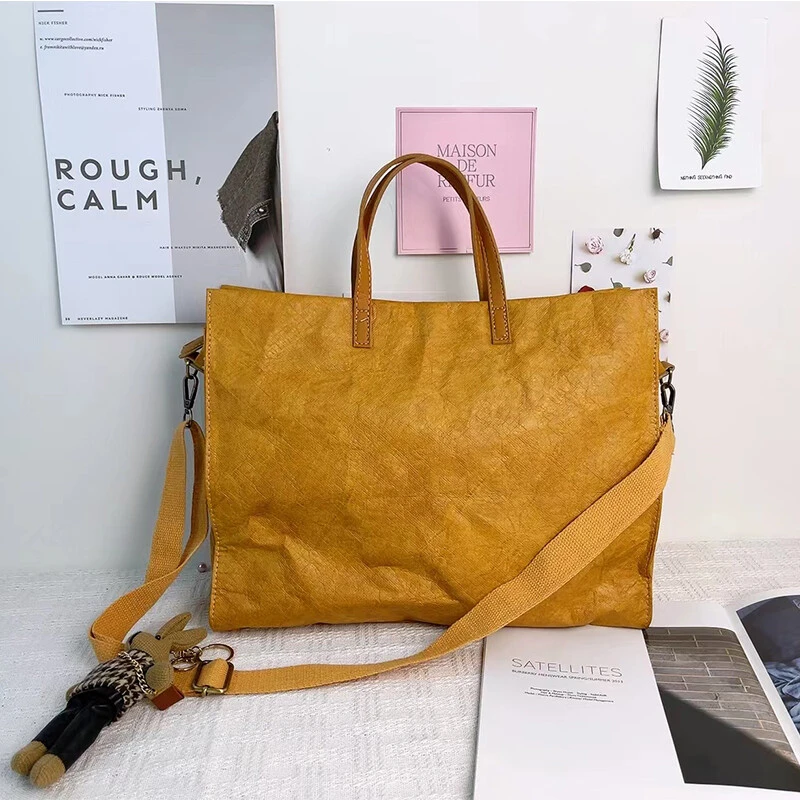 Kraft paper tote bag