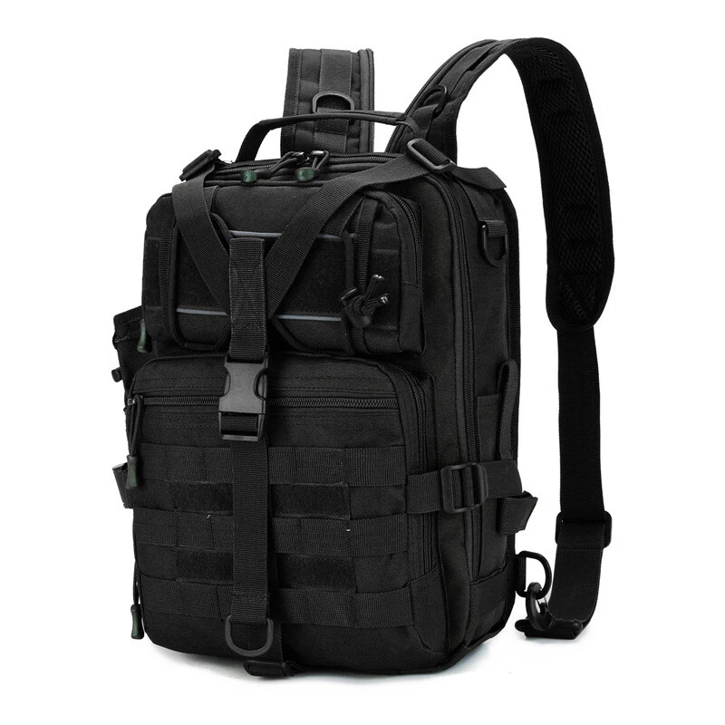 Multi functional fishing bag, sports outdoor large chest bag, single Shoulder backpack