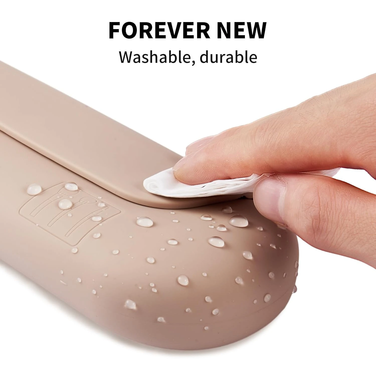 Makeup Brush Holder Travel Cosmetic Bag：Soft Portable Cosmetic Face Brushes Holder with Upgrade Anti-Fall Out Magnetic Closure, Large Travel Makeup Brush Case - Walnut