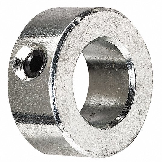 1744683433770591932097564672.jpeg DAYTON Shaft Collar: 1-Piece, Inch, Round, Set Screw, 1 1/4 in Bore Dia, 2 in Collar Outside Dia