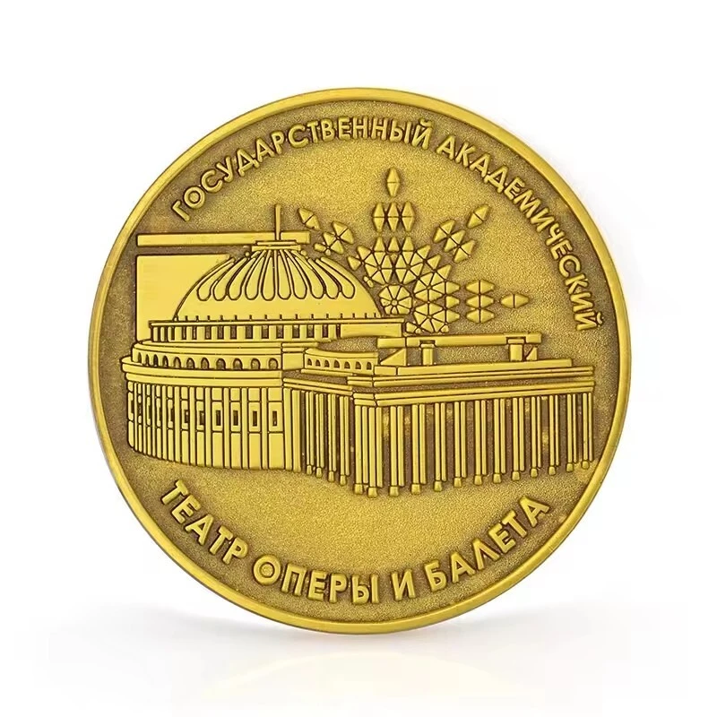 Manufacturer Custom Enamel Zinc Alloy 3D Metal Token Commemorative Challenge Coin