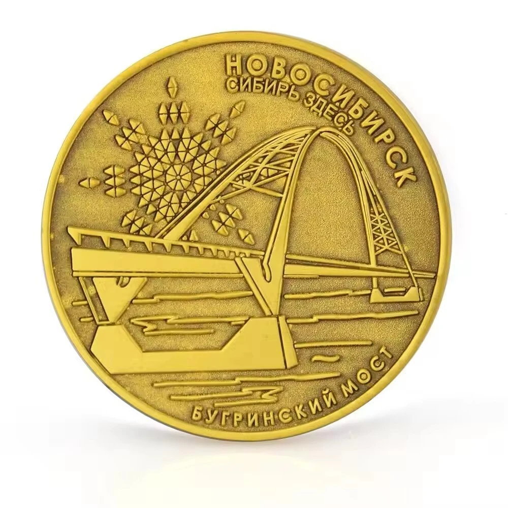 Manufacturer Custom Enamel Zinc Alloy 3D Metal Token Commemorative Challenge Coin