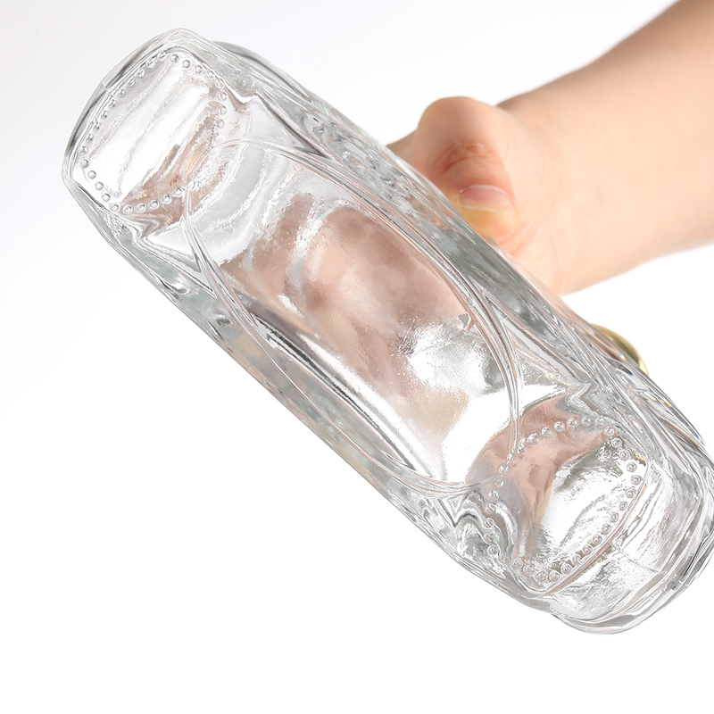 Botella de brandy de cristal vacía de 700 ml para licor