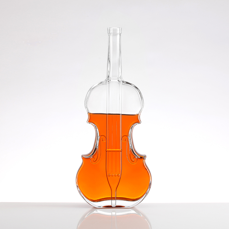 Botella de Vidrio de Forma Compleja de Violín