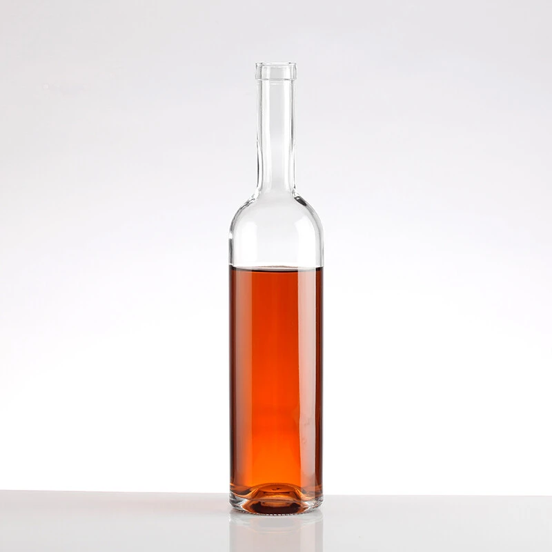 Botella de cristal de ginebra de 375 ml.