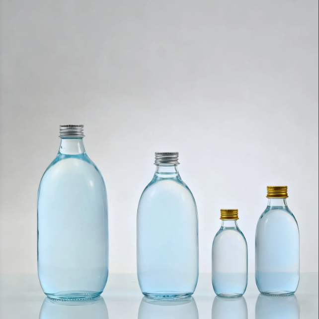 Botella de vidrio para jugo