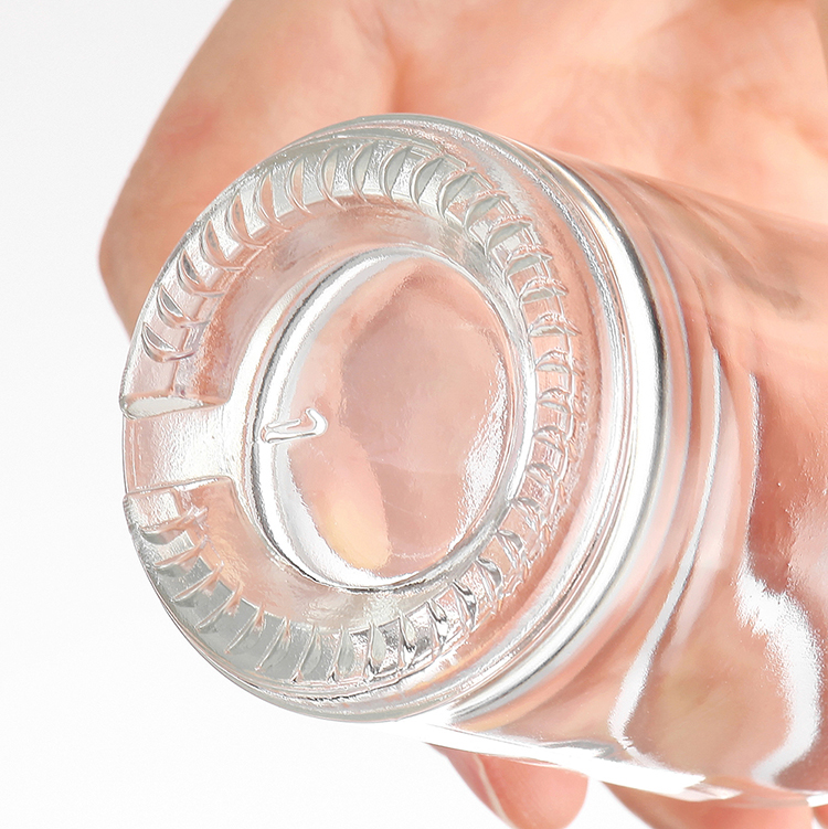 Стеклянная пустая мини-бутылка для вина