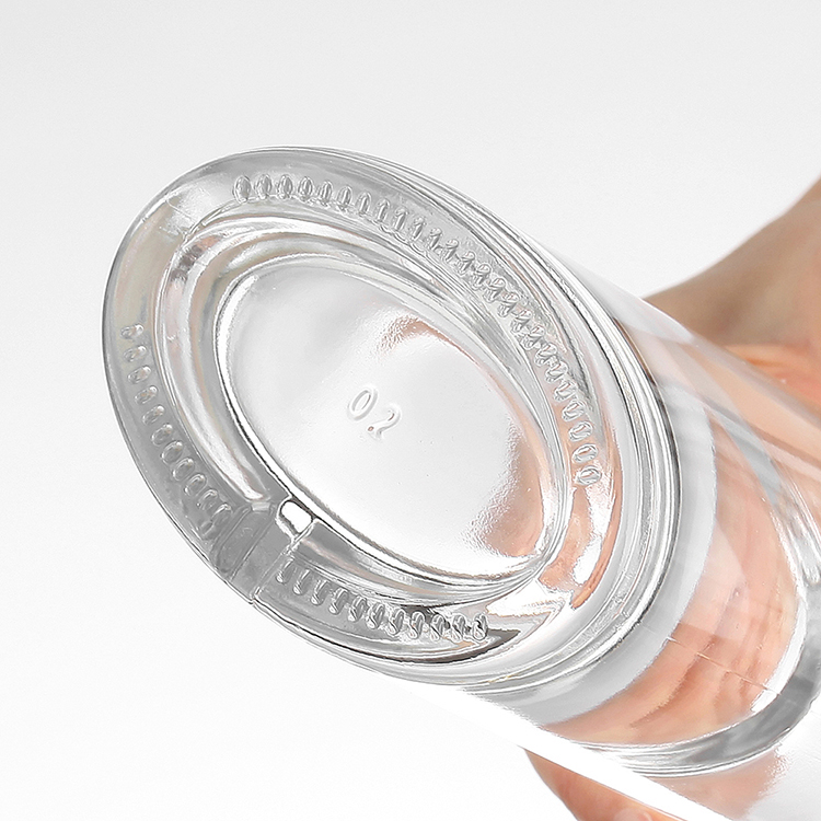 Стеклянная бутылка для водки Crystal с деревянной пробкой