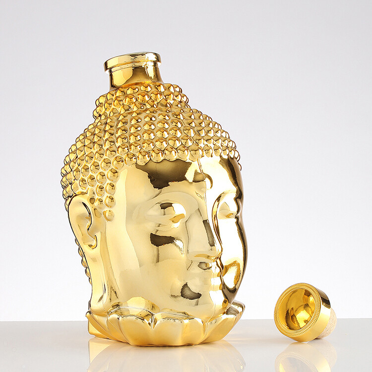 750ml бренди стеклянная бутылка