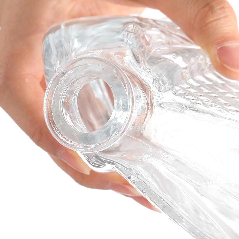 500ML стеклянная бутылка в форме парусника