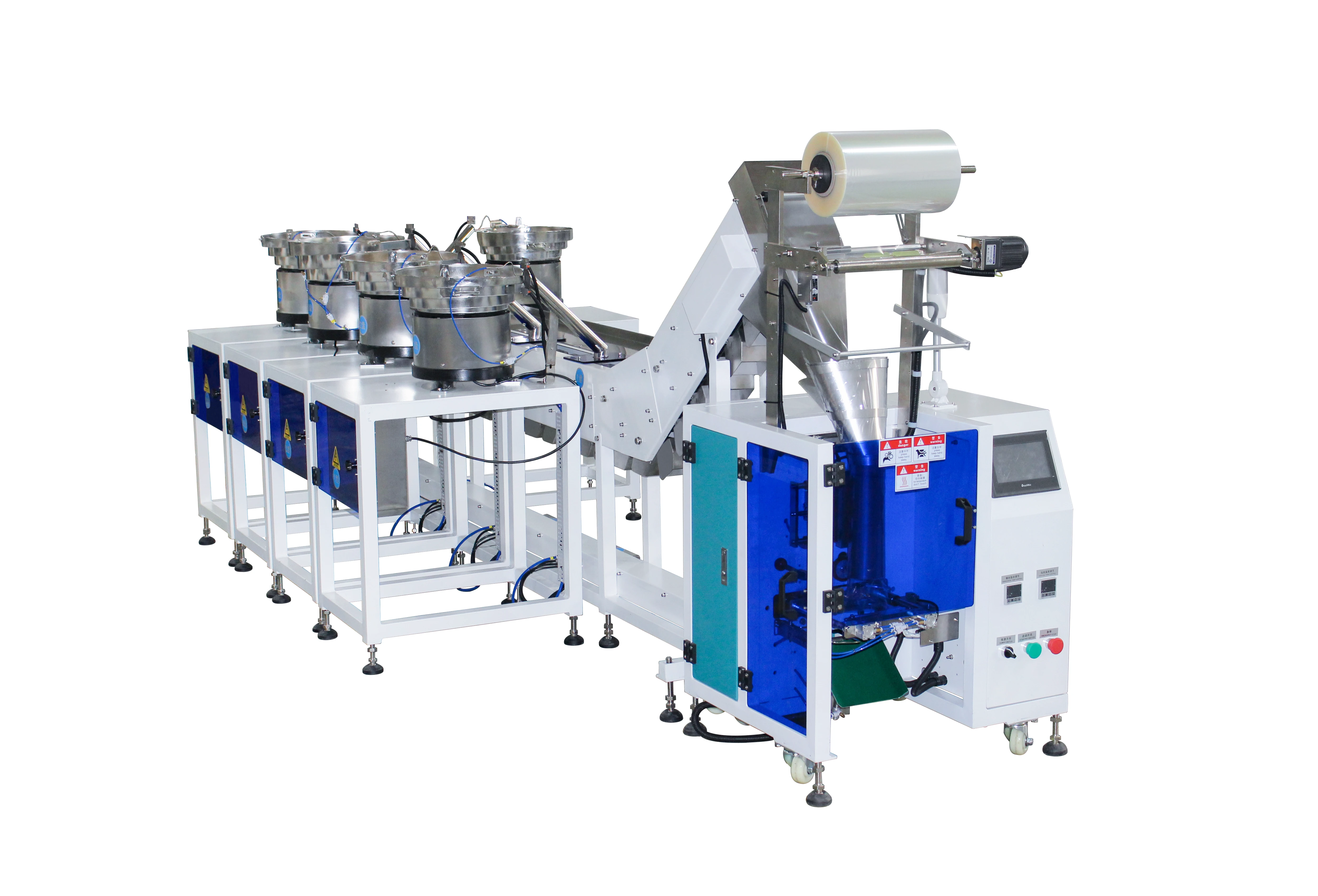 Multi-plate screw packaging machine