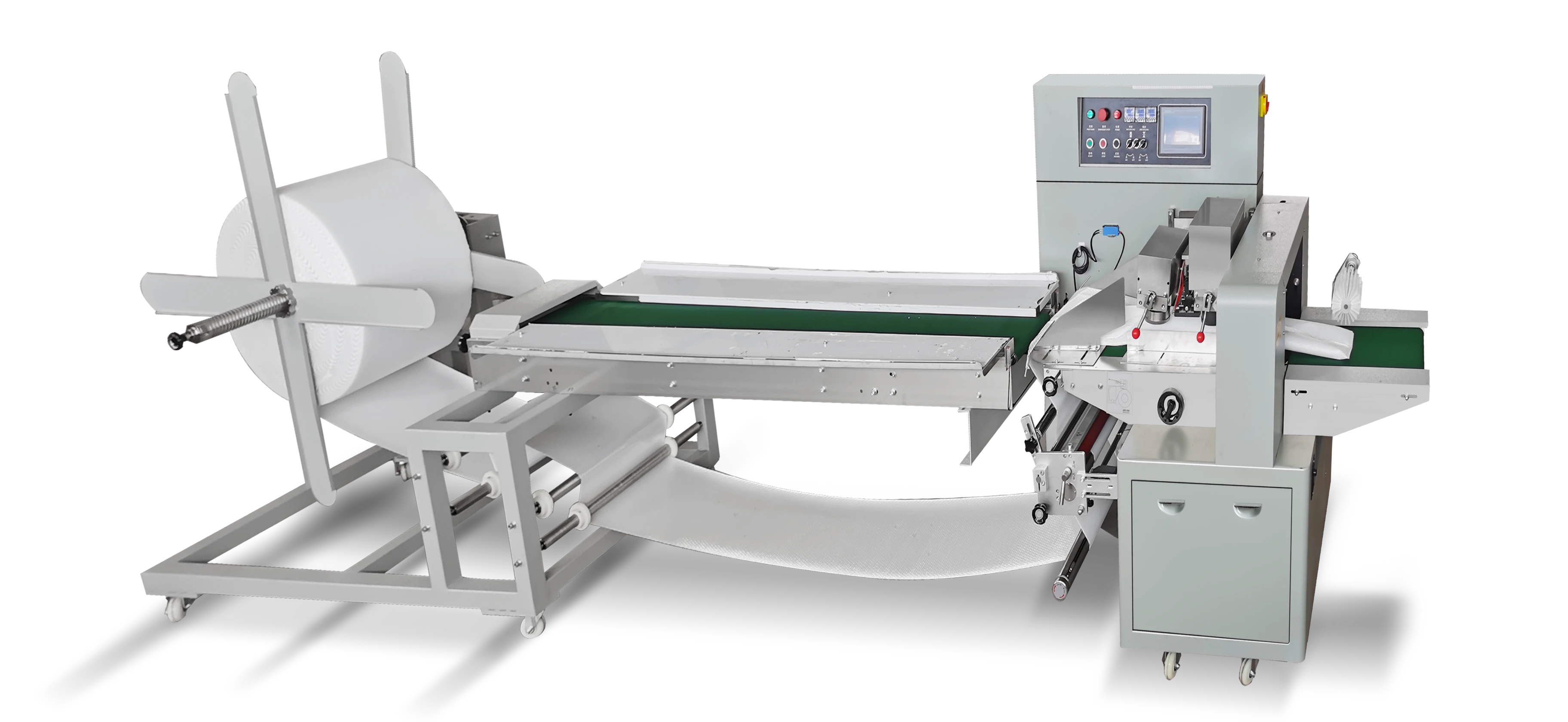 Bubble film packaging machine
