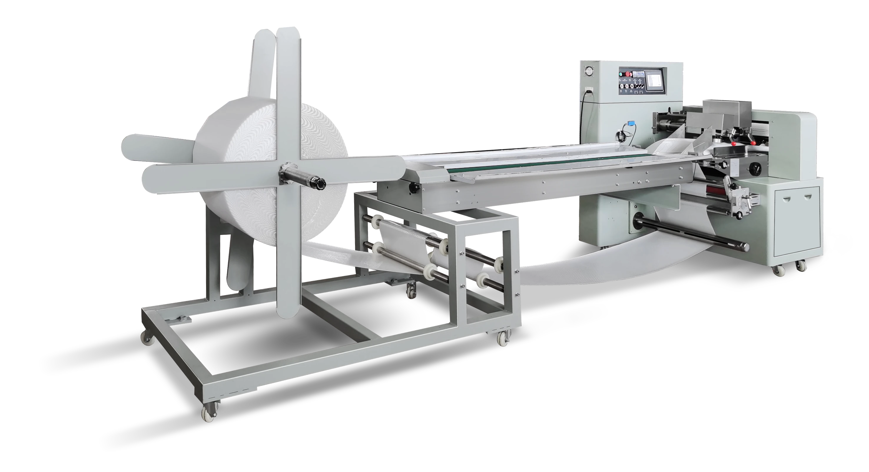 Bubble film packaging machine