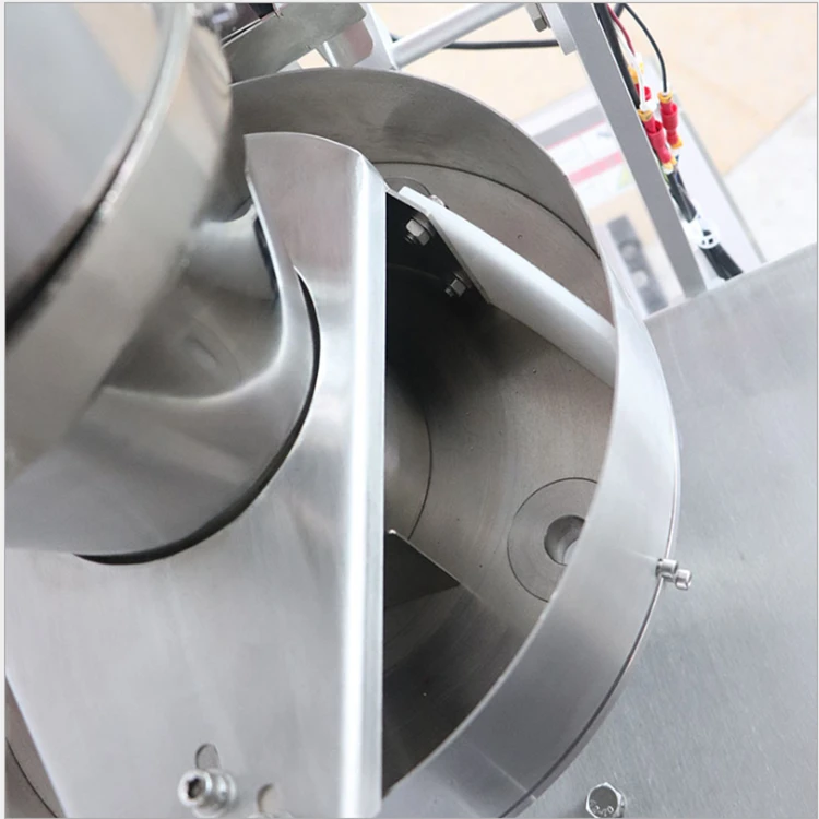 Round corner back seal granule packaging machine