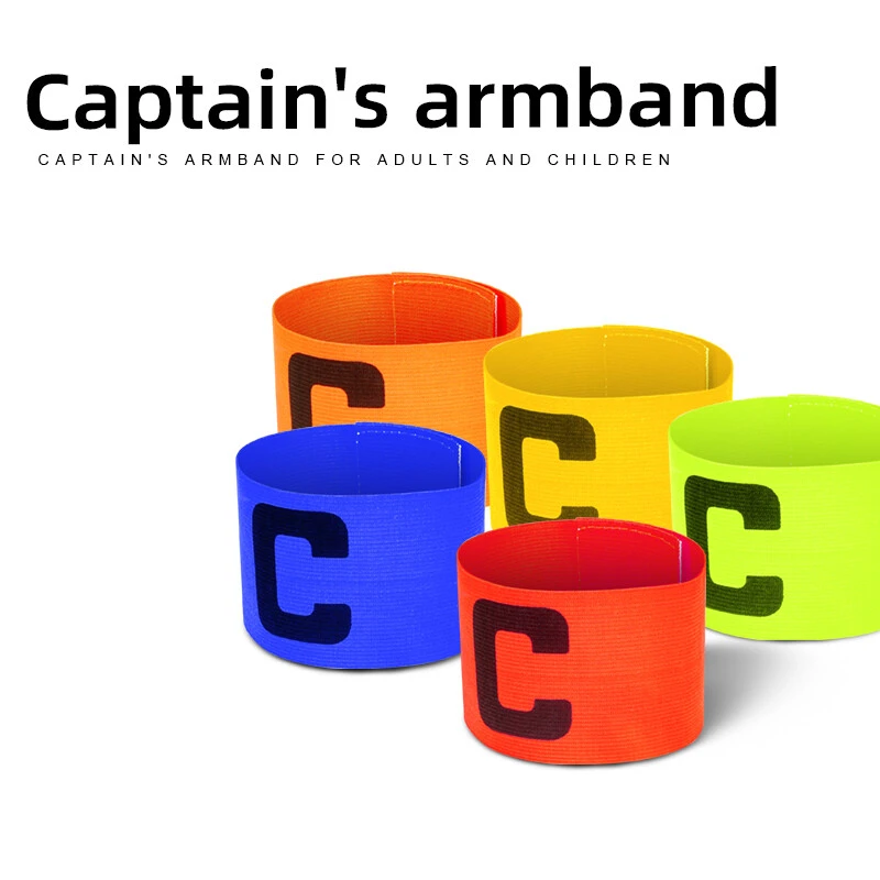 Wholesale Price Captain's Armband Children Adults Group Training Aids Leader Sleeve Badge Football Basketball Training Equipment