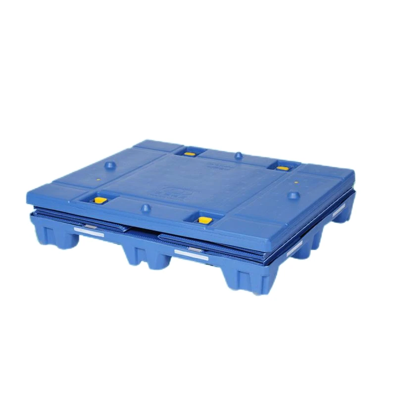 Blue Plastic Pallet Box Custom Sizes